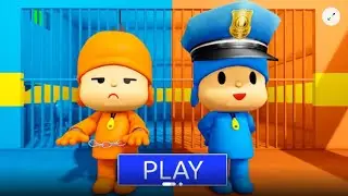 POCOYO PRISONER VS POLICE PRISON RUN! (Obby)