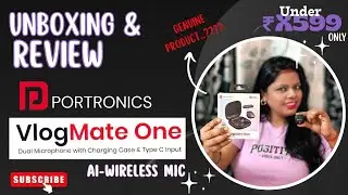 PORTRONICS Vlogmate One Review &ndash; Best Budget Wireless Mic for YouTube in 2025? (Recommended)