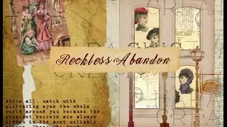 NEW Reckless Abandon Printable Journal Kit