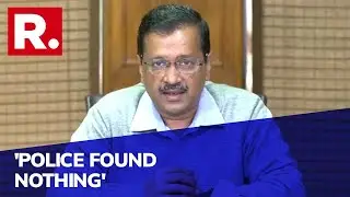 Arvind Kejriwal Claims BJP 'Rattled' By AAP's Growth After Police Raids Party's Ahmedabad Office