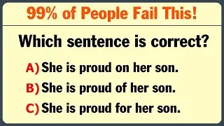 Only 1 in 10 people pass this tricky English grammar quiz! #englishgrammar