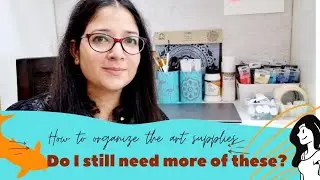 My Art Supply Corner | Essential Acrylic Painting Material | Art Supply Haul