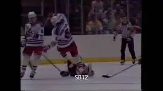 Jari Gronstrand hit Philadelphia Flyer Oct. 26/1987