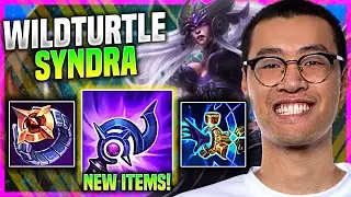 WILDTURTLE PICKS SYNDRA WITH NEW ITEM LUDEN'S! - CLG Wildturtle Plays Syndra ADC vs Miss Fortune! |