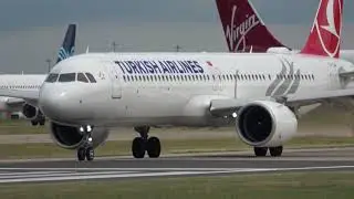 Turkish Airlines New Airbus A321-271NX SL TC-LSA TK1994 Singing The NEO Note On 23L MAN 22/08/18