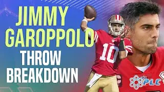 Jimmy Garoppolo Throw Breakdown | Best Quarterback Mechanics
