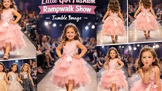 Cute Little Girl Fashion Rampwalk Show 👑 | Adorable Kids Fashion Full Video