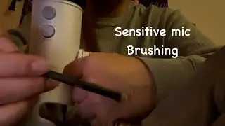 Mic Brushing (With and Without mic cover) asmr