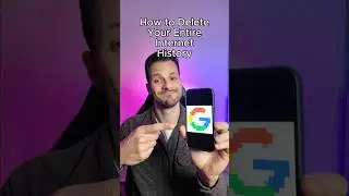 This is how you delete your entire history! #googletips #techtips #pctips #smartphone #didyouknow