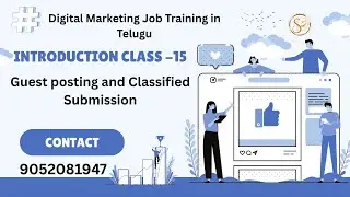 How to submit Guest posting and Classified Submission Free Digital Marketing Online Class 15