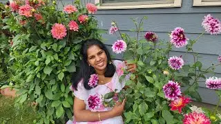How to make easy Bridal Veni from home Garden Flowers | Fresh Flowers Bridal Veni vlog #diy #usa