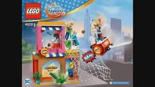 LEGO DC Super Hero Girls 41231 Harley Quinn to the rescue - instruction timelapse