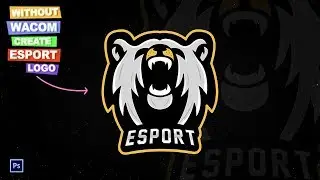 How to Make Esport Logo Without WACOM Only Photoshop | Mascot  Logo