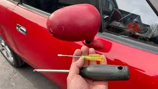 Side mirror removal for 1990-1997 Mazda MX-5 Miata and Eunos Roadster
