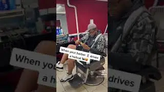 When your barber 💈 drives a hellcat 🐈&zwj;⬛😡
