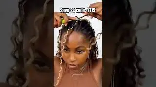 Highlight Feather Crochet Hair🤎P4/27 Water Wave Crochet Hair Review Ft.@UlaHair