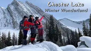 Chester Lake Winter Adventure | Kananaskis, Alberta