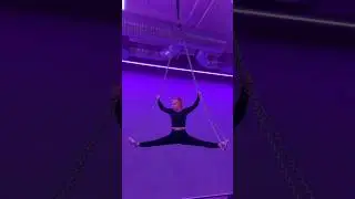Aerial chains stole my heart. ⛓️🖤 #aerialchains #aerial #acro #acrobatics