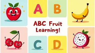 ABC Fruit Learning Song for Kids | A to Z Alphabet with Fruits | Educational Fun Cartoon Video