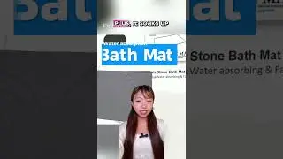 Diatomite Stone Bath Mat Product #trendingproducts  #viralproducts #amazon  #trending #viral