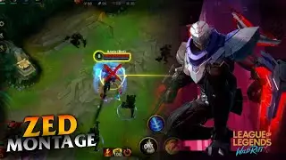 Zed Nerfed?  Zed Montage | Wild Rift Best Zed Plays | LOL Mobile - FLICK3R WR 🔥#lolwildrift