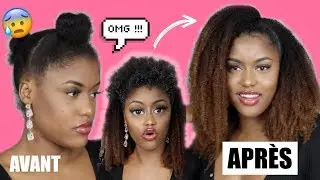 INCROYABLE tuto pour cheveux crépus courts (clips hergivenhair)