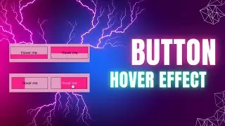 How to add Hover Effect On Button In HTML and CSS | Animated background in CSS