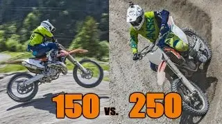 2016 KTM 150 vs 2016 KTM 250 SX-F SHOOTOUT