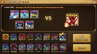 Summoners War - Verde-less speed DB10 team