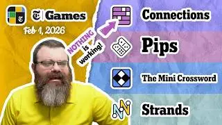 NYT Connections, Pips, Mini Crossword, and Strands | Feb 1, 2026