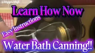 EP 28:  Prepper Pantry Cooking ~ Water Bath Canning Fruit Butter