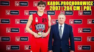 17 YEARS OLD AND 6'8 KAROL PROCHOROWICZ | EARLY 2024/25 SEASON HIGHLIGHTS | U19 POLISH CHAMPION