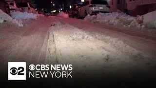 Snow cleanup continues in Paterson, New Jersey