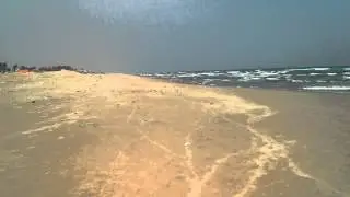 Adyar River at Marina Beach