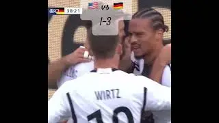 US lost for Germany 1-3 #football #soccer #usa #germany #sports #goals