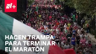 11 mil participantes del maratón de la Ciudad de México hicieron trampa - En Punto