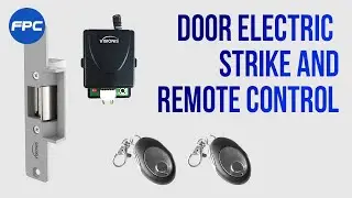 One Door Access Control Kit with Electric Strike, Wireless Receiver and Remote Control