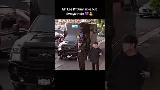 Mr. Lee was always there, watching and protecting 7 💜💪#bts