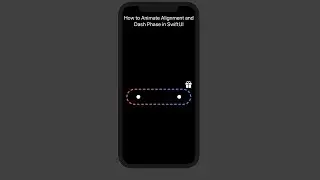 SwiftUI: How to Make a Smooth Dashed Border Rotation Animation Like 'Marching Ants'