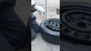 Anti-puncture liquid 😲😲😲