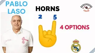 Real Madrid HORNS 25: 4 opciones de PABLO LASO en pretemporada VS Unicaja (3/9/2021)