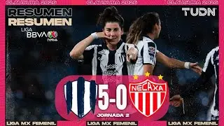 Resumen y Goles - Rayadas vs Necaxa | Liga MX Femenil - Jornada 2 Clausura 2026 | TUDN