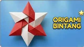Cara Membuat Origami Bintang Modular 6-Sisi | Easy Paper Star
