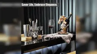 Review: Wine Bottle Holder Wine Racks Tabletop Horse Statue as Home Kitchen Wine Cellar Decora...