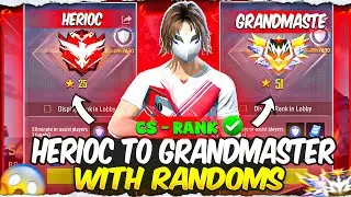 Heroic To Grandmaster Pushing Season 32 🔥✅ ! , Cs Rankpush Tips & Tricks  #freefire  #tushar31