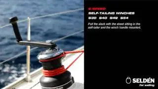 Seld&eacute;n 2-speed self-tailing winches