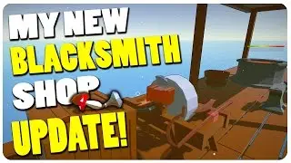 Blacksmith Simulator (New Weapons Update) - My Blacksmith Shop at Sea? | Blacksmith Sim Gameplay