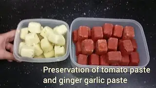 Preserve Ginger Garlic Paste and Tomato Paste | Without Chemicals | Ramadan Special | Ep 18 | TSM