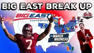 Футбольная и баскетбольная конференции Big East распались в 2003 году.