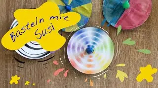Kreisel aus (alten) CDs | Mitti's Bastelzimmer